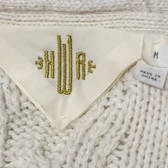 Anthropologie HWR Loop Cable Short Sleeve Sweater - Picture 7 of 8